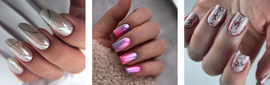 trendy designs with rubbing powder